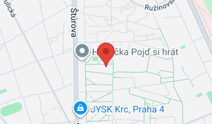 Mapa – Salon Slunečnice, Praha